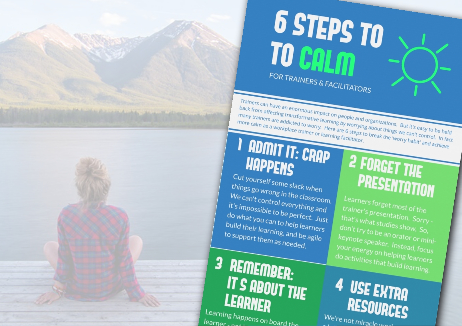 6 Steps to Calm for Trainers