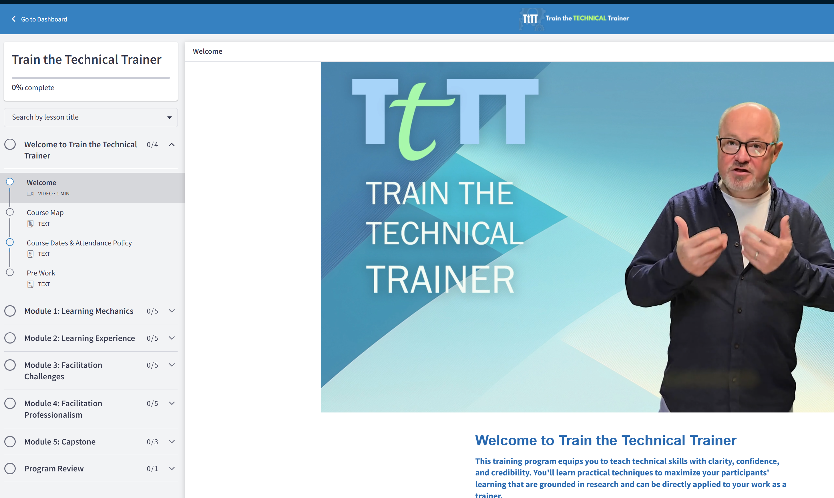 This program is accompanied by a digital learning portal to support participants